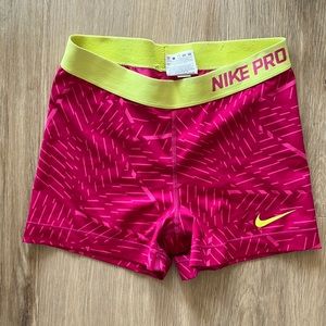 Pink nike pros